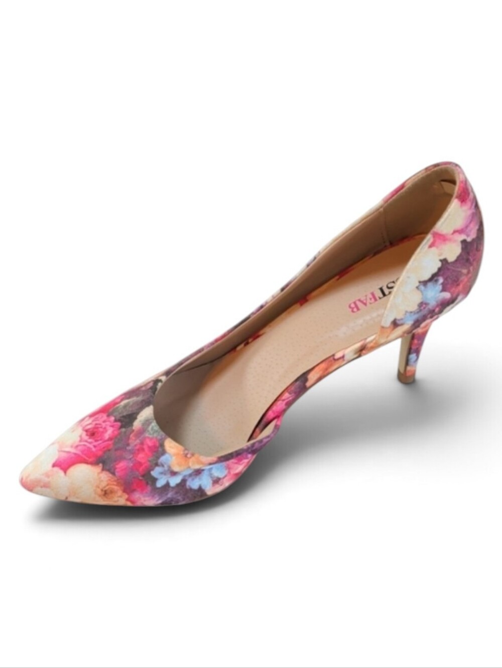 JustFab, Raquell, Floral D'Orsay Pumps. Size 8